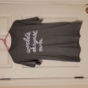 World's Okayest Mom tee